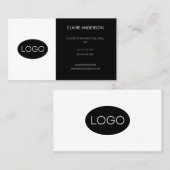 Personalisiertes, benutzerdefiniertes Logo Visitenkarte (Vorne/Hinten)