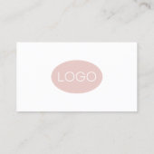 Personalisiertes, benutzerdefiniertes Logo Visitenkarte (Rückseite)