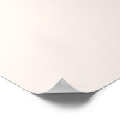 Personalisiertes benutzerdefiniertes Namensdesign Poster (Ecke)