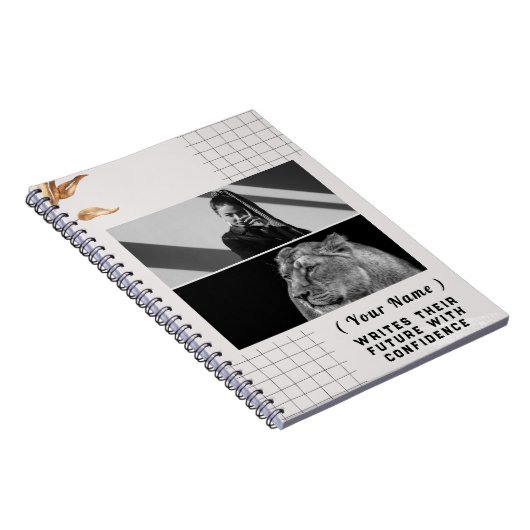 Personalisiertes benutzerdefiniertes Notebook Name Notizblock (Rechte Seite)