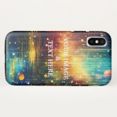 Personalisiertes, benutzerdefiniertes Schwarz - Ih Case-Mate iPhone Hülle (Rückseite (Horizontal))