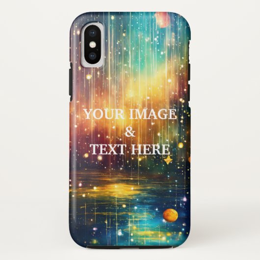 Personalisiertes, benutzerdefiniertes Schwarz - Ih Case-Mate iPhone Hülle (Rückseite)
