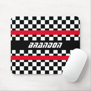 Personalisiertes benutzerdefiniertes Schwarz-Weiß- Mousepad