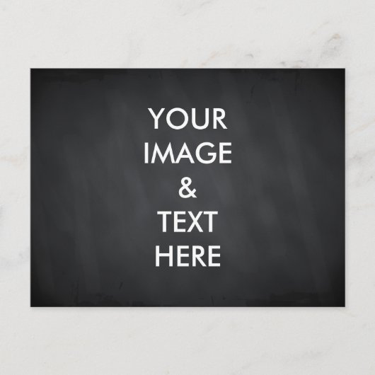 Personalisiertes, benutzerdefiniertes schwarzes Ta Postkarte (Vorderseite)