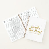 Personalisiertes, benutzerdefiniertes Skript mit d Notizblock (Innenseite)