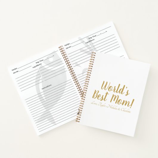 Personalisiertes, benutzerdefiniertes Skript mit d Notizblock (Innenseite)