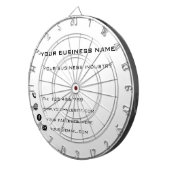 Personalisiertes benutzerdefiniertes Textfarbenfel Dartscheibe (Vorderseite rechts)