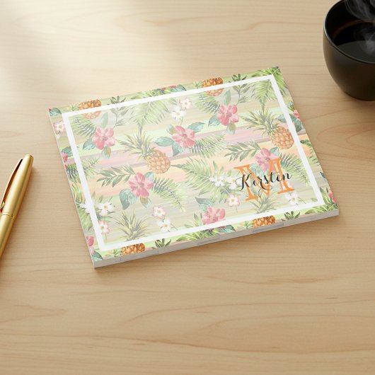 Personalisiertes benutzerdefiniertes tropisches Ob Post-it Klebezettel