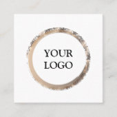 Personalisiertes, benutzerdefiniertes Unternehmen Quadratische Visitenkarte (Vorderseite)