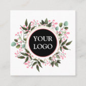 Personalisiertes, benutzerdefiniertes Unternehmen Quadratische Visitenkarte (Vorderseite)