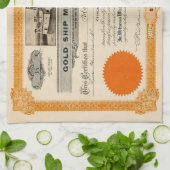 Personalisiertes Bergbaumaterial Küchentuch (Gefaltet)