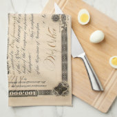 Personalisiertes Bergbaumaterial Küchentuch (Viertel Falte)