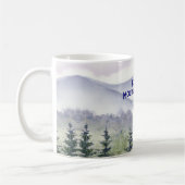 Personalisiertes Bergthema Kaffeetasse (Links)