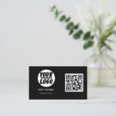 Personalisiertes Berufliches Firmenlogo Visitenkarte (Stehend Vorderseite)