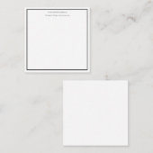 Personalisiertes Berufliches Geschäft Mitteilungskarte (Vorne/Hinten)