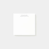 Personalisiertes Berufliches Geschäft Post-it Klebezettel (Vorderseite)