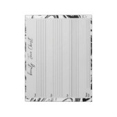 Personalisiertes berufliches Makeup-Gesichtsbild Notizblock (Rotiert)