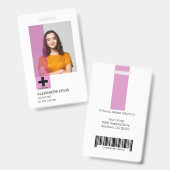 Personalisiertes Berufliches Mitarbeiterlogo und F Ausweis (Vorder- & Rückseite)