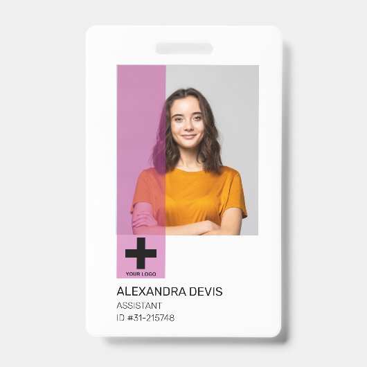Personalisiertes Berufliches Mitarbeiterlogo und F Ausweis (Vorderseite)