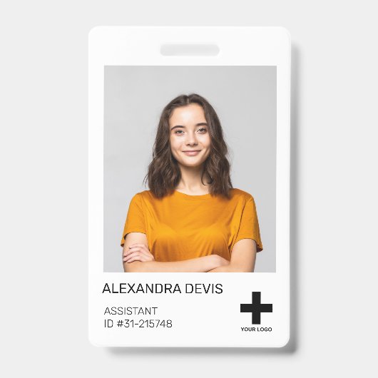 Personalisiertes Berufliches Mitarbeiterlogo und F Ausweis (Front)