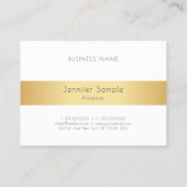 Personalisiertes Berufliches Modernes Elegantes Go Visitenkarte (Rückseite)