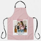 Personalisiertes Best-Ever-Mama-Foto | Pink Schürze (Vorderseite)
