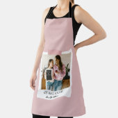 Personalisiertes Best-Ever-Mama-Foto | Pink Schürze (InSitu)