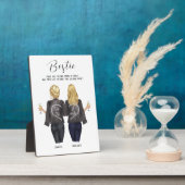 Personalisiertes Best Friend Portrait - Besties Pl Fotoplatte (Seite)