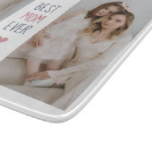 Personalisiertes "Best Mama Ever"-Schnittboard Schneidebrett (Ecke)