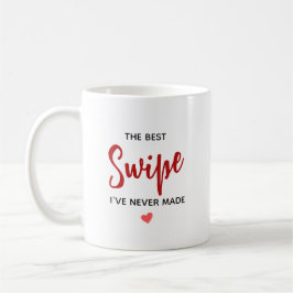 Personalisiertes Best Swipe Liebeszitat Kaffeetasse