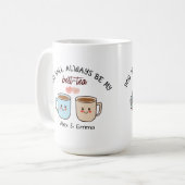 Personalisiertes Best-Tea-Paar Kaffeetasse (Vorderseite Links)