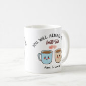 Personalisiertes Best-Tea-Paar Kaffeetasse (VorderseiteRechts)