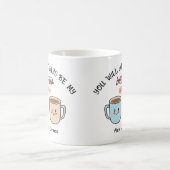 Personalisiertes Best-Tea-Paar Kaffeetasse (Mittel)