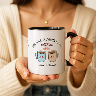Personalisiertes Best-Tea-Paar Tasse