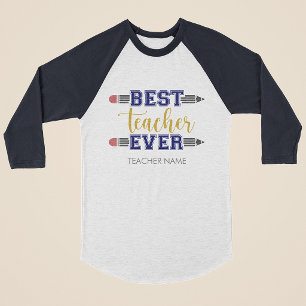 Personalisiertes Beste Lehrerin/Bester Lehrer Alle T-Shirt