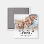 Personalisiertes Beste Mama Foto Magnet (Vorderseite/Rückseite)