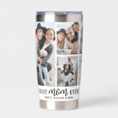 Personalisiertes Beste Mama Foto Mutter Thermobecher (Vorderseite)