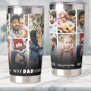 Personalisiertes Beste-Papa-aller-Zeiten-Foto-Coll Thermobecher
