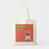 Personalisiertes Bestes Dog-Vater-Geschenk - Fun P Tragetasche (Vorne)