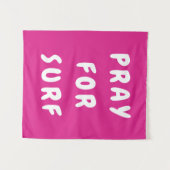 Personalisiertes Beten für Surf Wall Art Banner Su Wandteppich (Vorderseite (Horizontal))