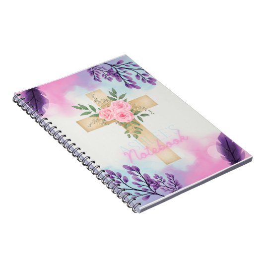 Personalisiertes Bibelstudio-Notebook - Aquarell Notizblock (Rechte Seite)