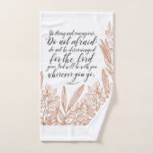 Personalisiertes Bibelverse-Bath-Handtuch-Set Badhandtuch Set (Handtuch)