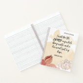 Personalisiertes Bibelverse-KunstNotebook Notizblock (Innenseite)