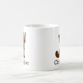Personalisiertes Biber-Design Kaffeetasse (Mittel)
