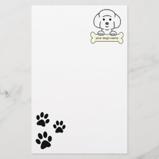 Personalisiertes Bichon Frise Briefpapier