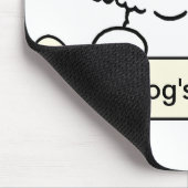 Personalisiertes Bichon Frise Mousepad (Ecke)