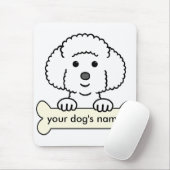 Personalisiertes Bichon Frise Mousepad (Mit Mouse)
