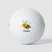 Personalisiertes Bienen-Design Golfball (Vorderseite)