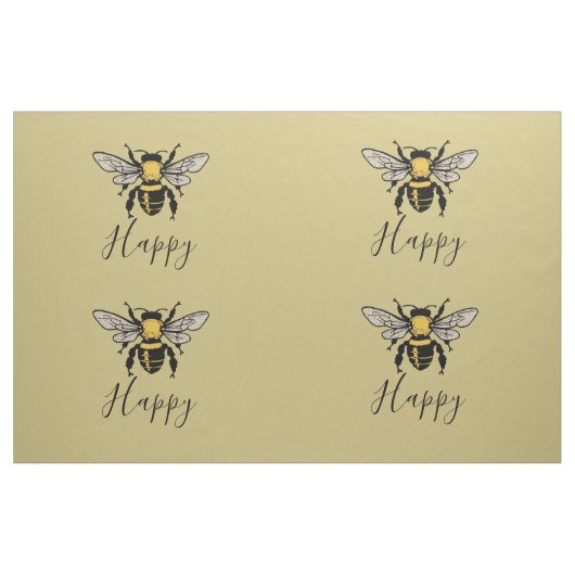 Personalisiertes Bienen-Druck-Gewebe Stoff (Yard (91,4 cm))