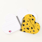 Personalisiertes Bienenkopfgeschenk für sie Notizblock (Innenseite)